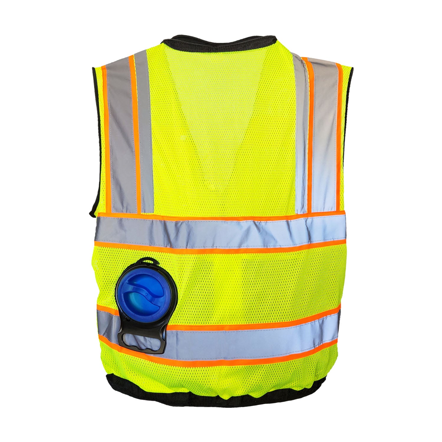 ExtremeMIST Class 2 High Visibility Misting Vest on Q3Box.com - safety vest, cooling vest, high vis vest jacket, cooling jacket, high visibility vest