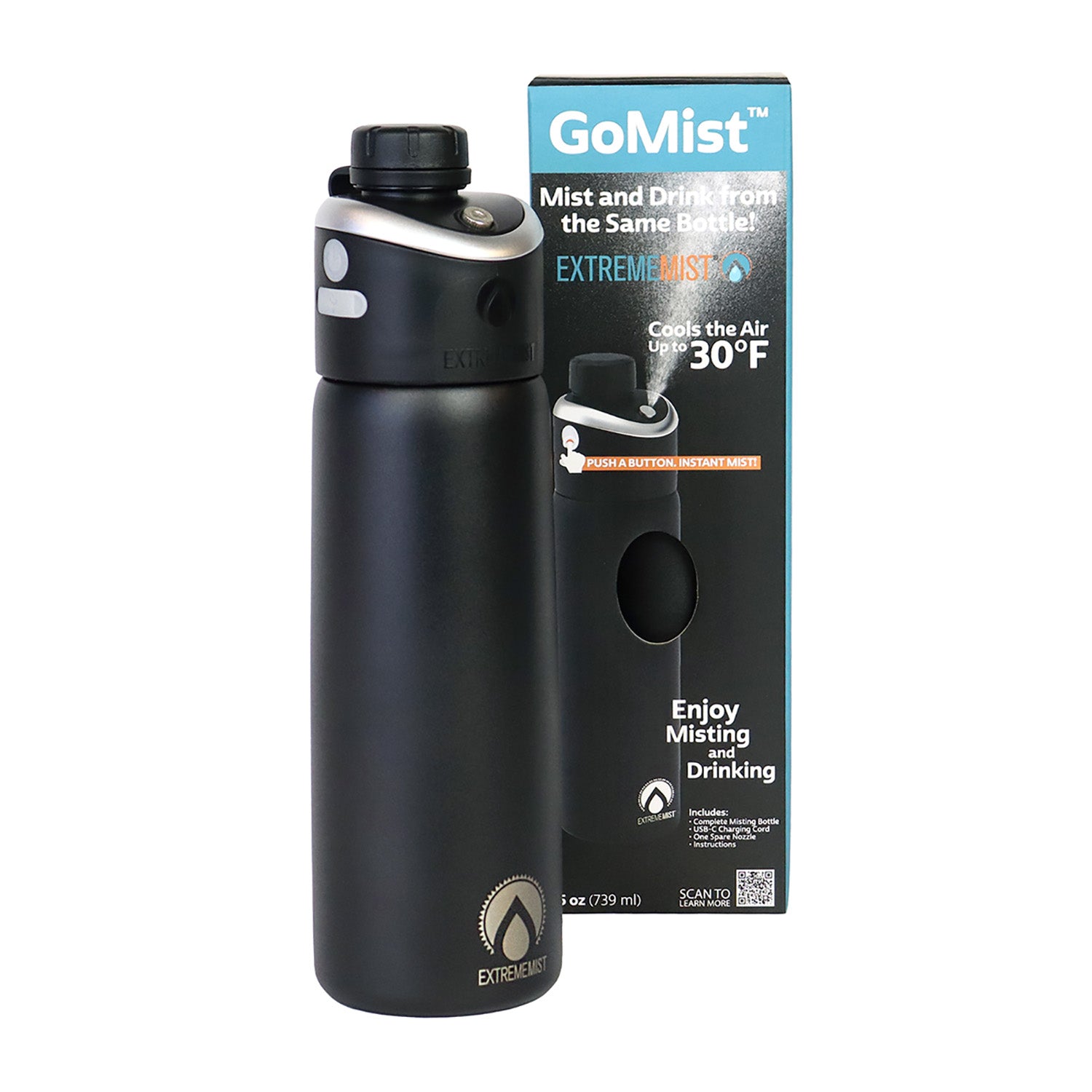 ExtremeMIST GoMist 2-in-1 Spray Mist & Drinking Bottle - Stay Hydrated ...